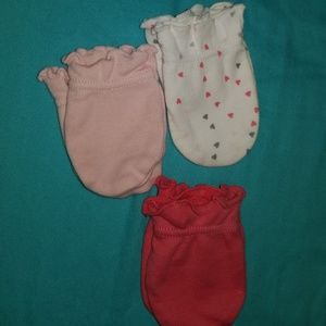 Baby scratch mittens